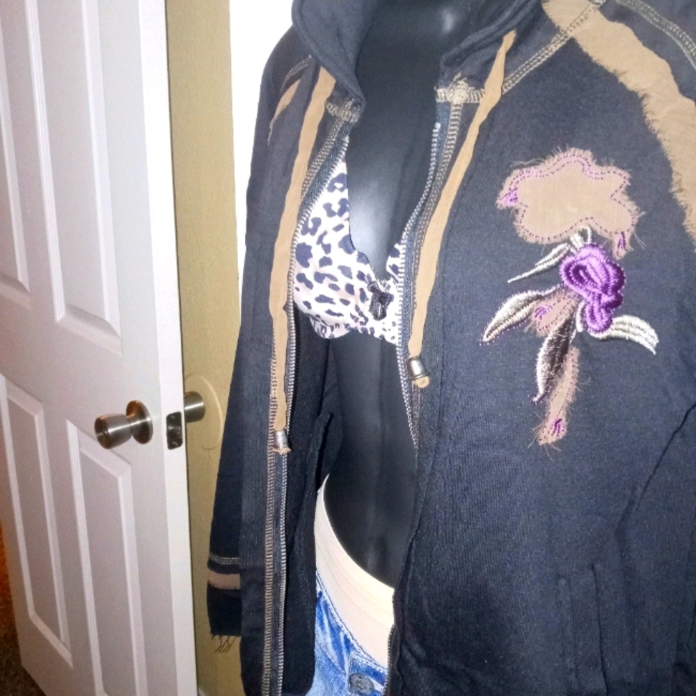 Cool summer nights embellished jacket